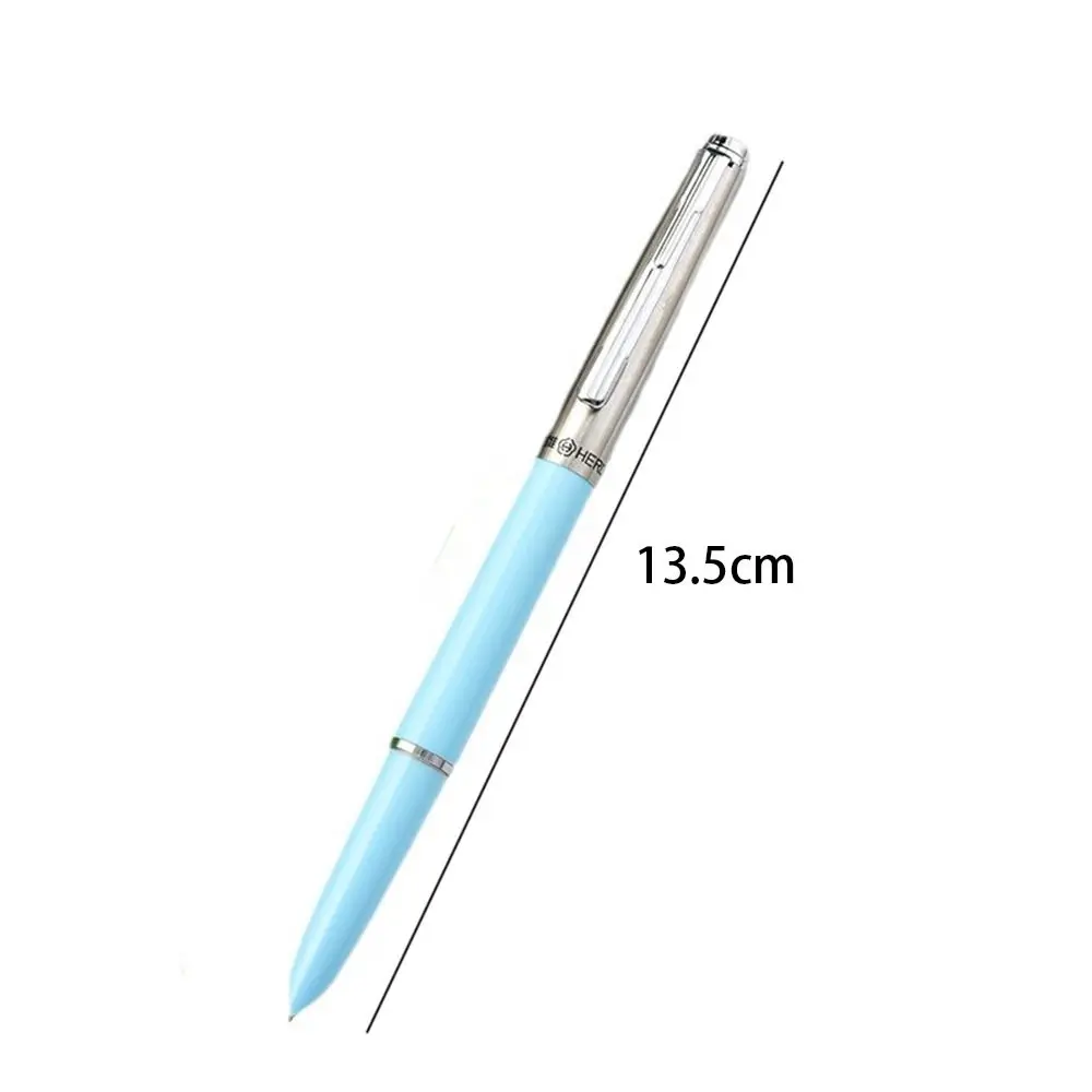 Metal Pen Elegant Hero 007 Fountain Pen Exquisite Plastic Stationery Pen Positive Attitude Classic Design Ink Pen Teachers