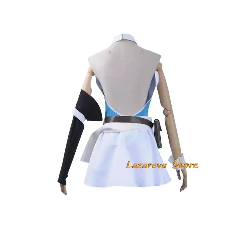 2025 New Anime Fairy Tail Lucy Heartfilia Cosplay Costume Magic Shooter Wig Open Back Dress Woman Sexy Kawaii Halloween Carn abc