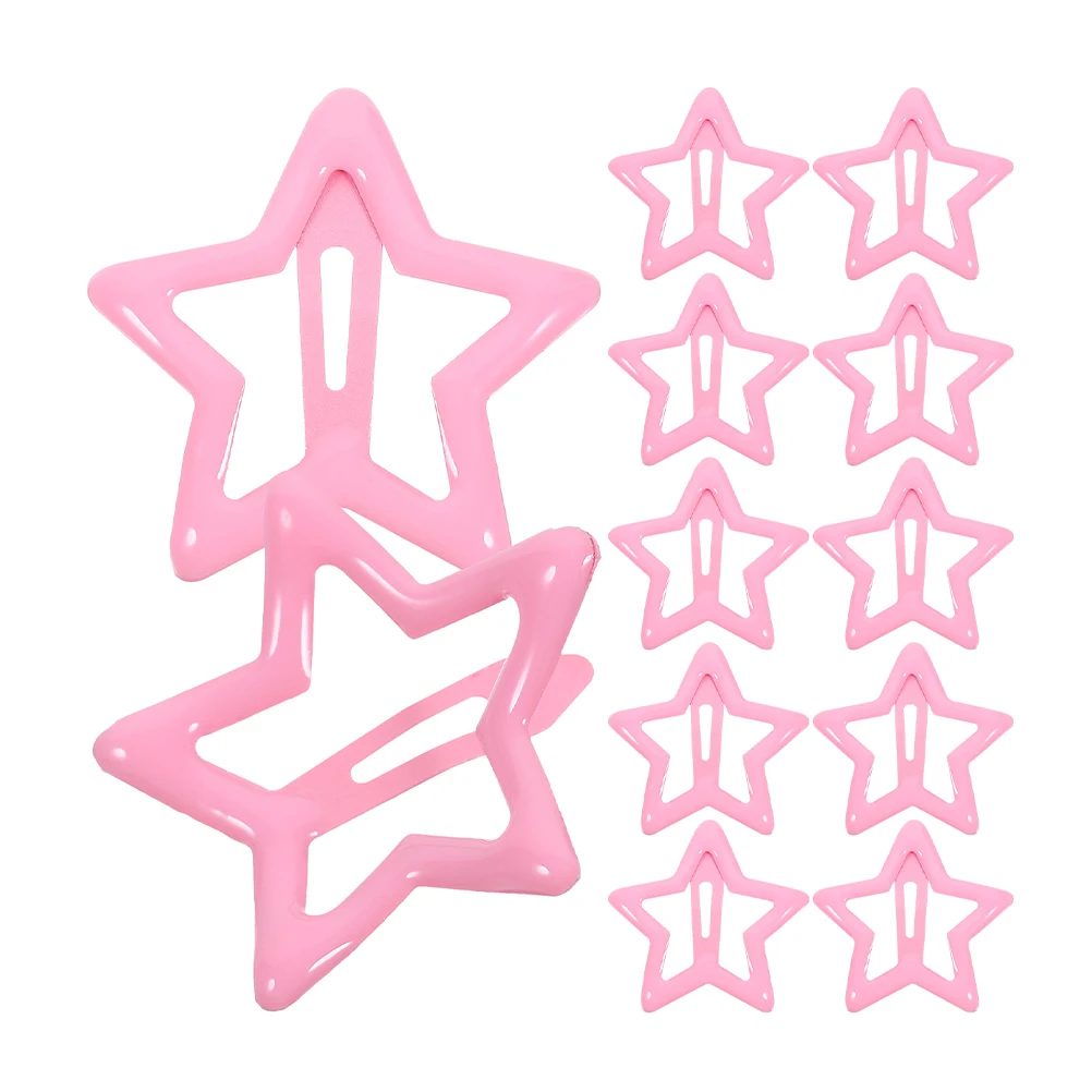

40Pcs Snap Hair Clips Stylish Star-Shaped Barrettes for Women Comfortable Wear Perfect for Parties Weddings Casual Outfits