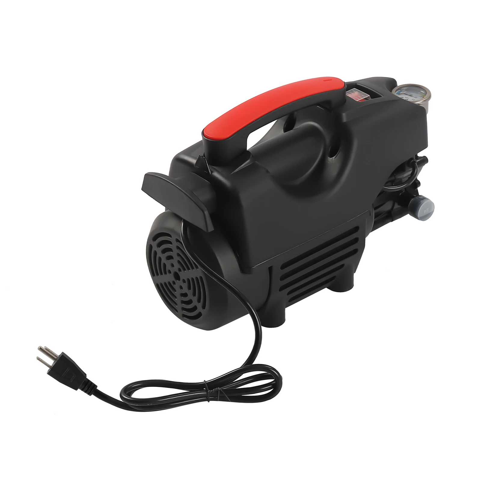 Adjustable Electric Pressure Washer With Spray Gun High-pressure Tube Foam Pot Water Tube Filter Nozzle 800W Powerful