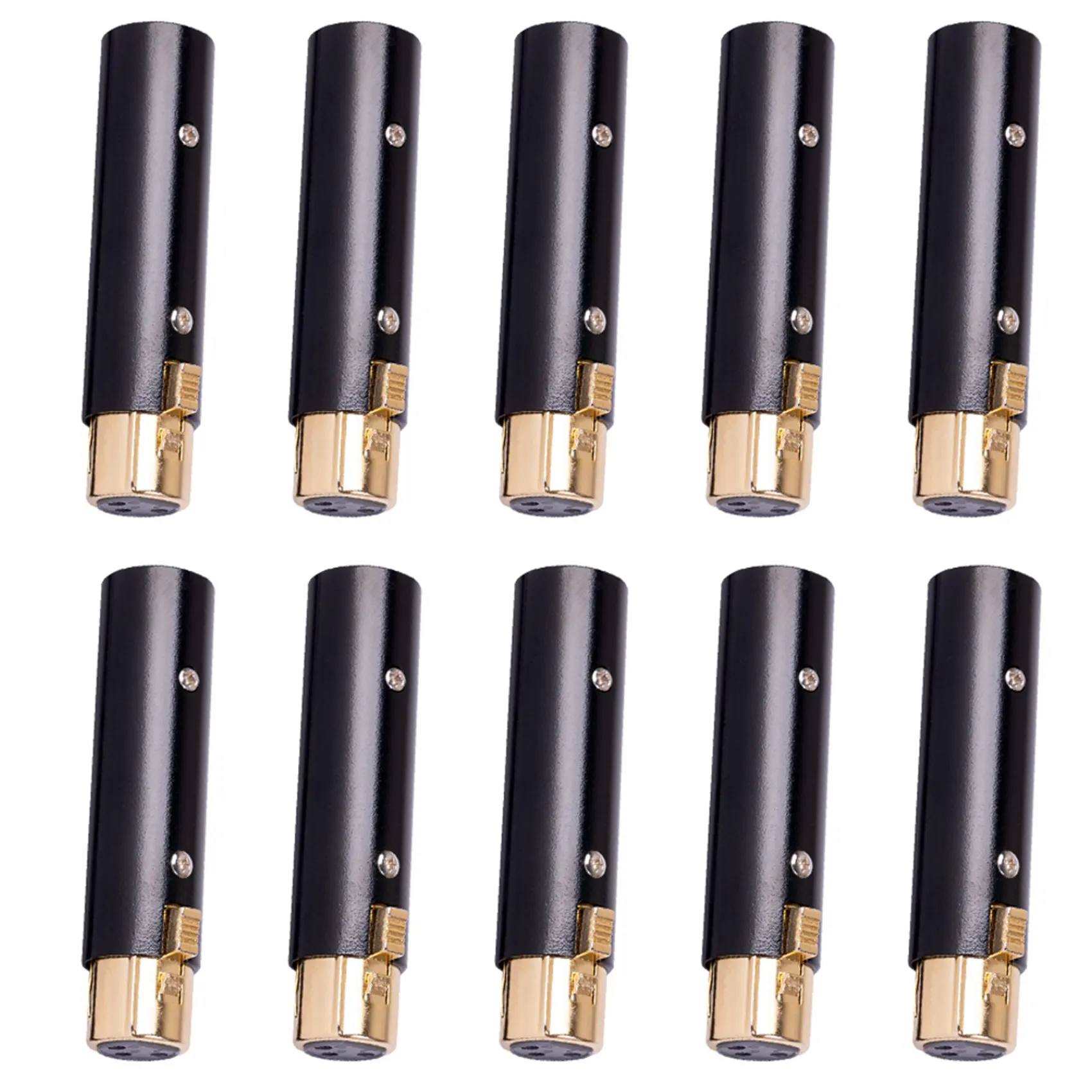 

AB46-10X XLR 3 Pin Female To XLR 3 Pin Male Adaptor,Audio Interfaces,For Stereo Microphone Cable