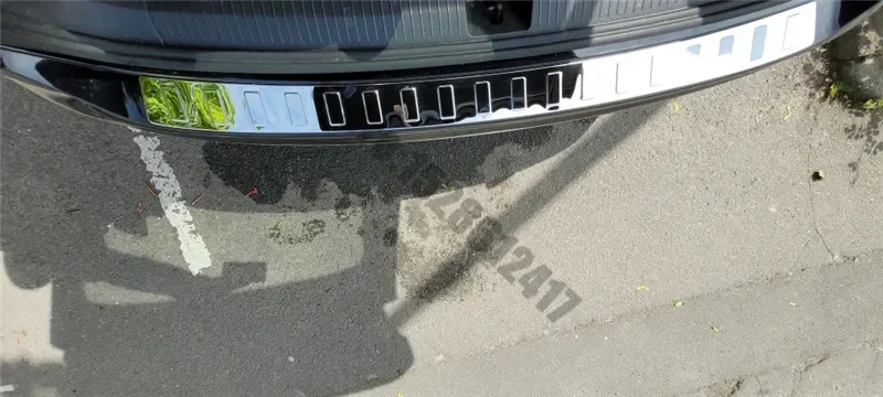 Für VW/Volkswagen Tiguan MK2 2017~2024 Hecktür-Stoßstangenschutz, Einstiegsleisten-Schutz, Heckklappen-Schutzleiste, Autozubehör – Detail 1