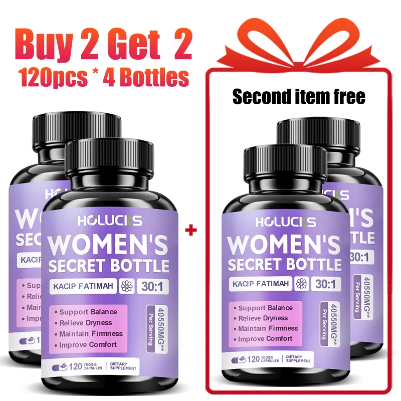 

Natural Feminine Health Supplement, with Maca Root, Fenugreek, Support Feminine Wellness, Dryness Relief & Hormone Balance