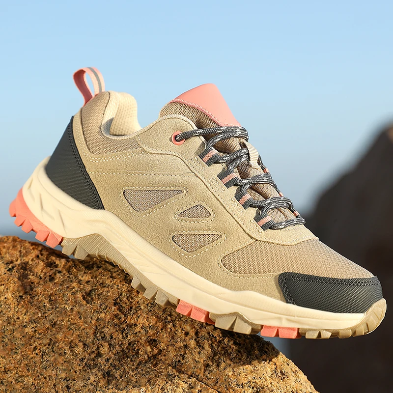 

Уличная походная обувь, мужская противоскользящая спортивная обувь с низким берцем, мужская износостойкая мягкая дышащая повседневная легкая мужская обувь на шнуровке