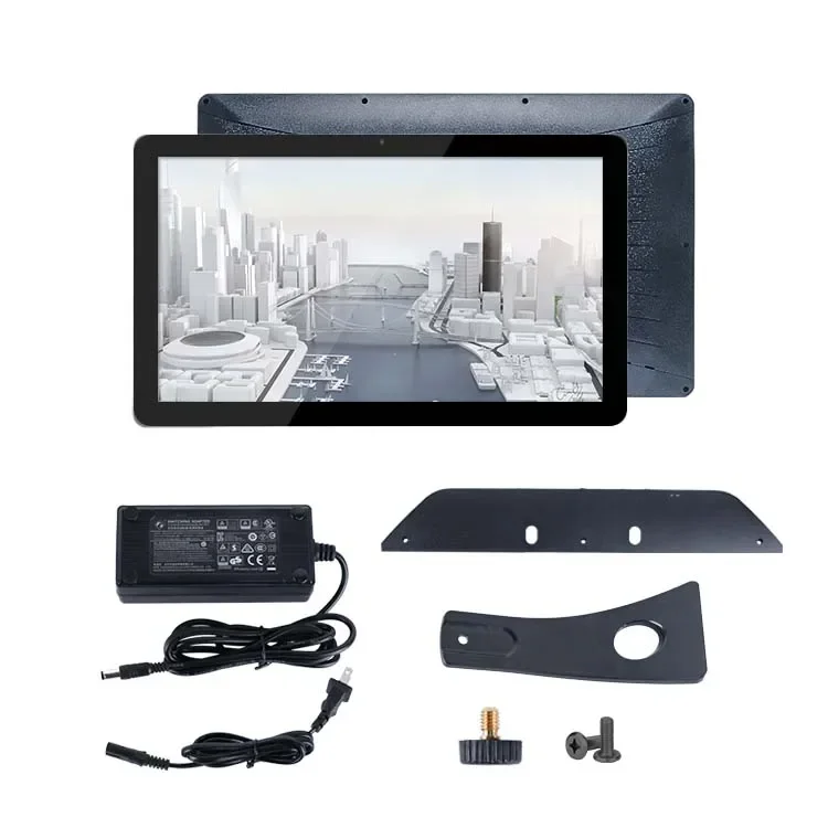 YC-212H Lettore pubblicitario touch screen Android 12 da 21,5'' con montaggio a parete RK3588 4GB+32GB