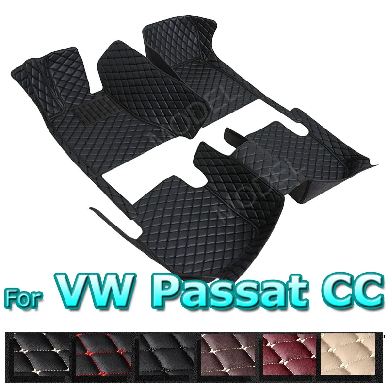 

Автомобильные коврики для Volkswagen VW Passat CC 2008 ~ 2016, набор напольных ковриков, автомобильные внутренние части, коврик, роскошный кожаный коврик, автомобильные аксессуары