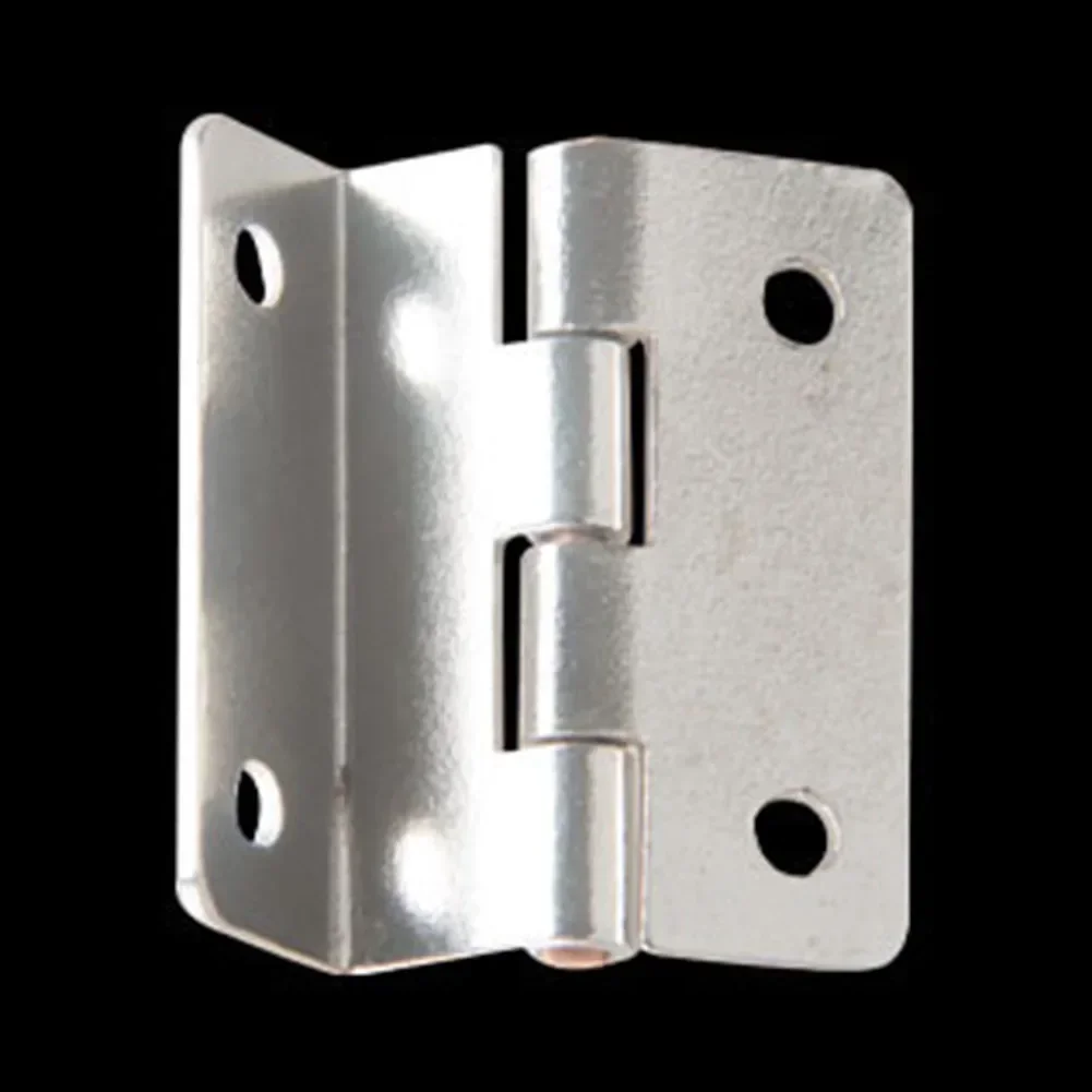 10pcs Wooden Box Hinges Tri-Fold Right Angle 4-Hole Hinge 24mm For Vintage Wooden Chests Doors Cabinets Furniture Hardware