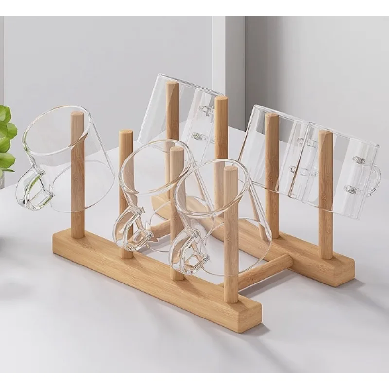 

Nanzhu tea set storage rack tea tea drying bamboo dustproof drain hanging