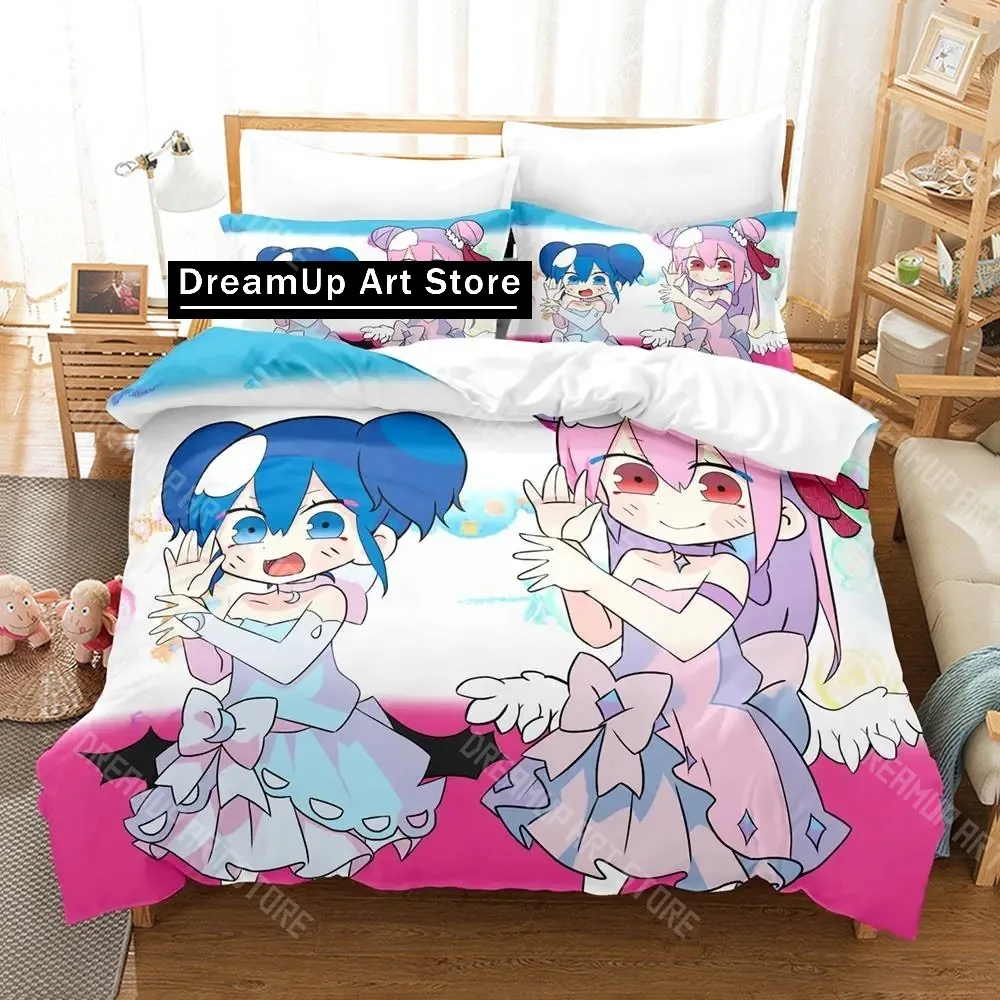3D Printed Happy Sugar Life Anime Bedding Set for Boys Girls Duvet Cover Pillowcase Twin Queen King Full Single Double Sizes