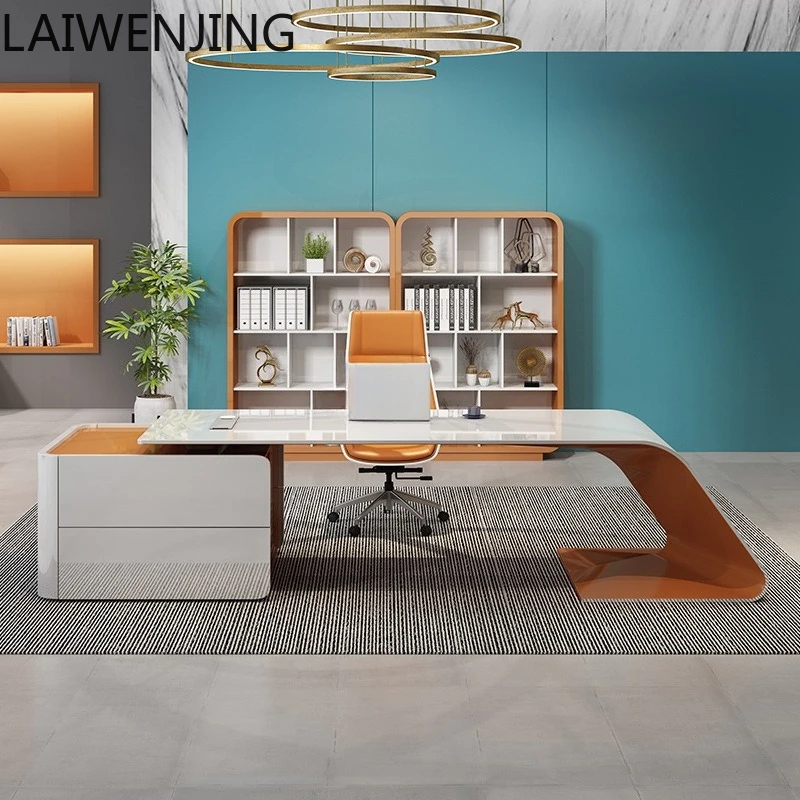 

SGF paint boss table office simple modern class table and chair combination