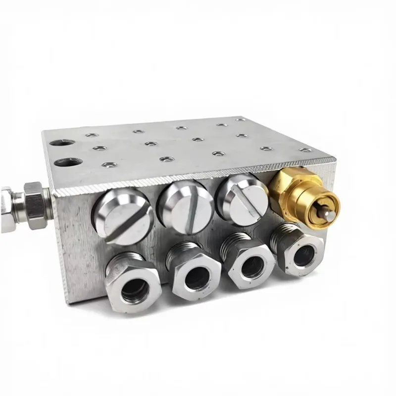 JPQ Oil Separator Integrated Progressive Dispenser Chemical-Compatible