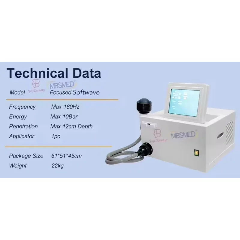 FSWT Shockwave Machine Vet Focales Focused Shock Wave Therapy Machine Plantar Fasciitis Erectile Dysfunction Treatment - view 4
