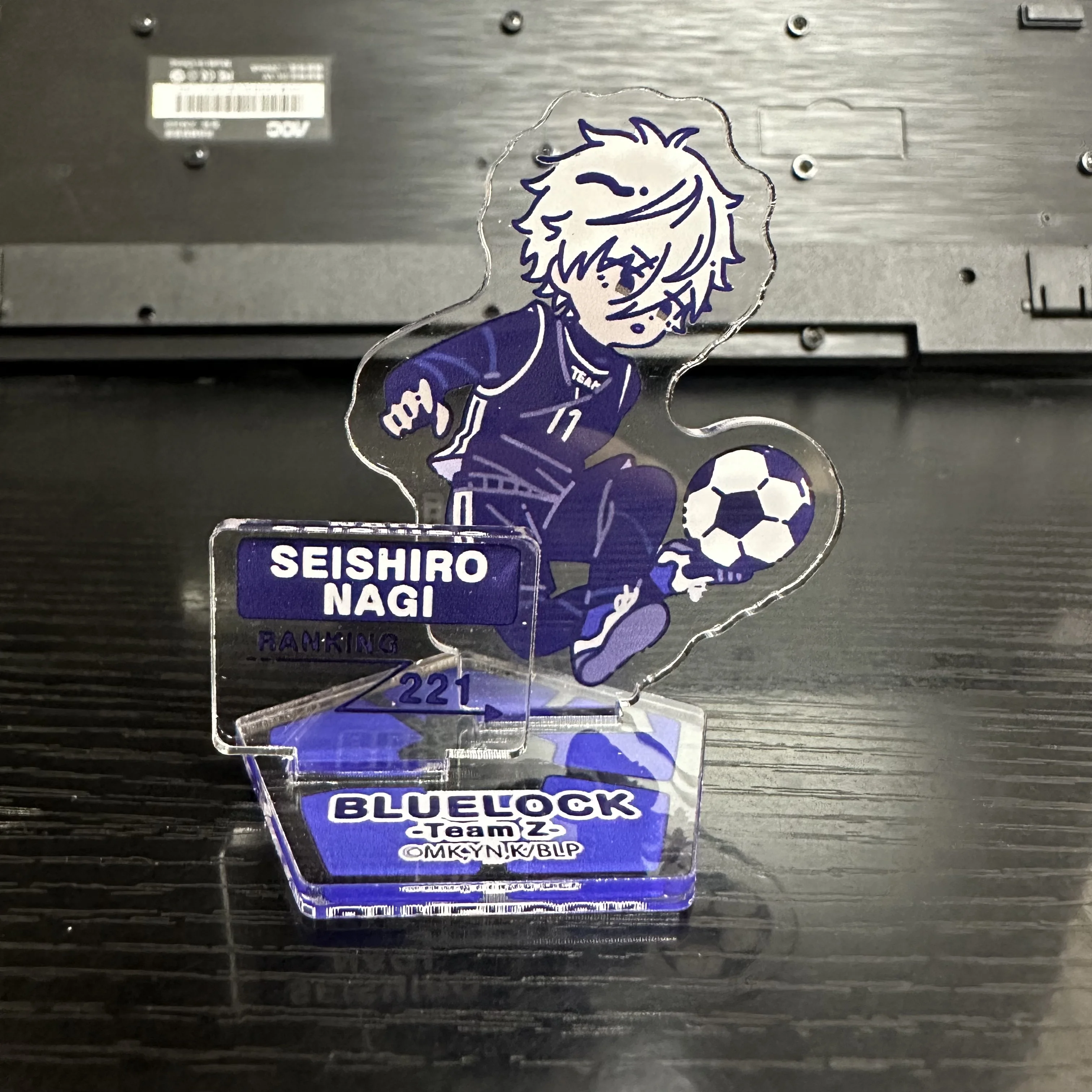 Japan Anime BLUE LOCK Figures Rin Itoshi Seishiro Nagi Reo Mikage Cosplay Acrylic Stand Model Plate Desk Decor Standing Sign Toy