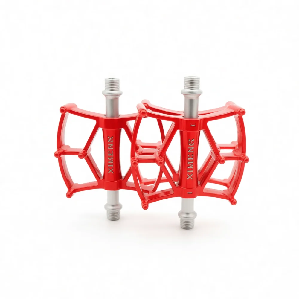 Universal Mountain Bike Pedals Foldable Aluminum Alloy Cycling Components Triple Bearing Pedal Lightweight Foot Tread