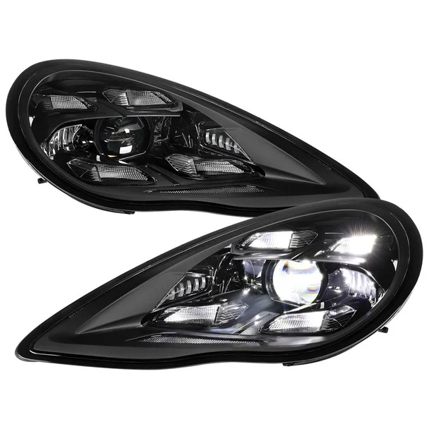 TYPY 2 Stück Autoscheinwerfer für Porsche Panamera 970 Upgrade 971 Style Scheinwerfer 970.1 Frontleuchten 2010 2011 2012 2013, LED PDLS Matrix Scheinwerfer