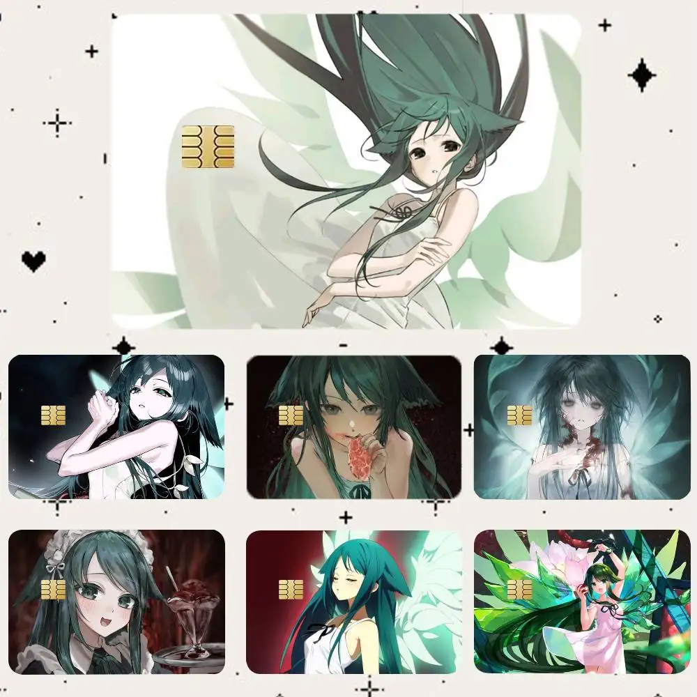 

The S-Song Of S-Saya HD Waterproof Card Skins Protective Stickers for Credit Bank Game Cards