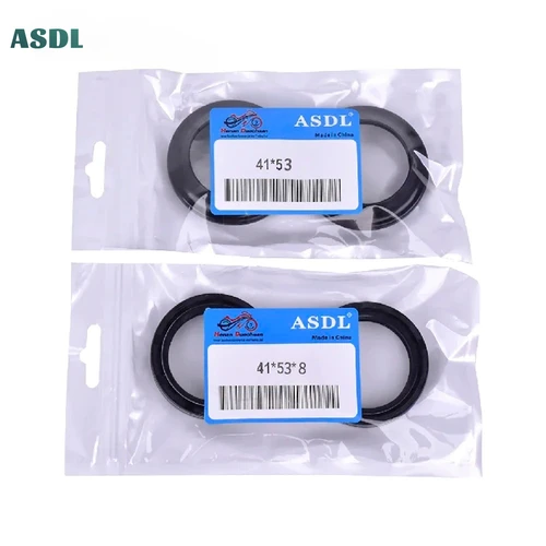 41x53x8 41 53 sello de aceite de amortiguador de horquilla y cubierta antipolvo para kawasaki Z750 Z800 Er6N ER6F Z650 ZX-6R 636 KLE500 EN500 41*53*8 sellos de horquilla