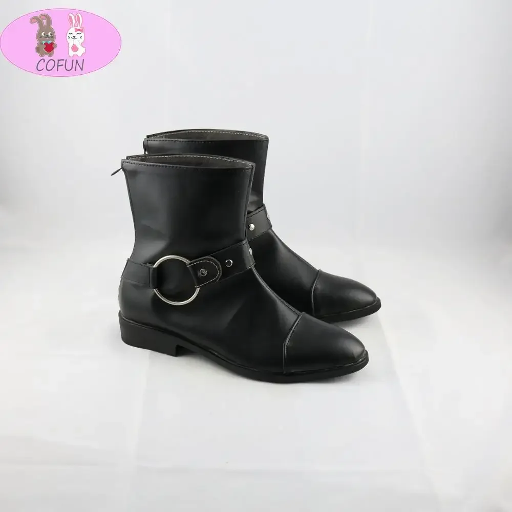 COFUN Kingdom Hearts 3-Bottes de Cosplay Kairi pour Femme, Chaussures en Cuir, Accessoires de Carnaval d'Halloween sur Mesure