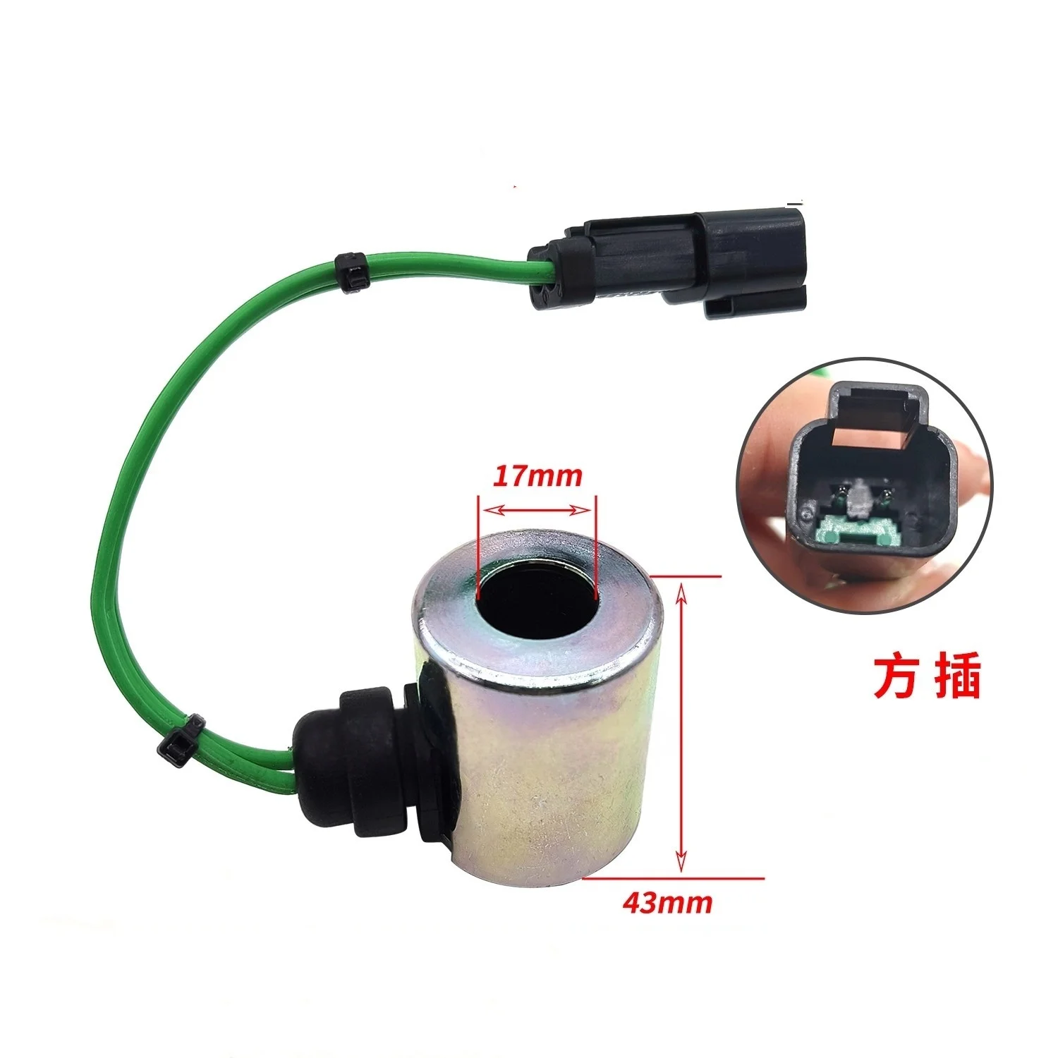Applicable to the square plug/round plug solenoid valve coils of Caterpillar 140H loaders