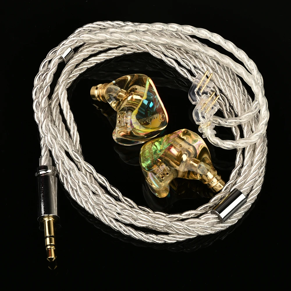Tiandirenhe TD15 カラフルな光るレジン製HIFIイヤホン 0.78 TFZ