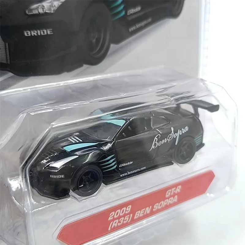 Diecast 1:64 Scale JADA GT-R 2009 Alloy Sports Car Model Finished Product Simulation Toy Collection Gift Static Model Souvenir