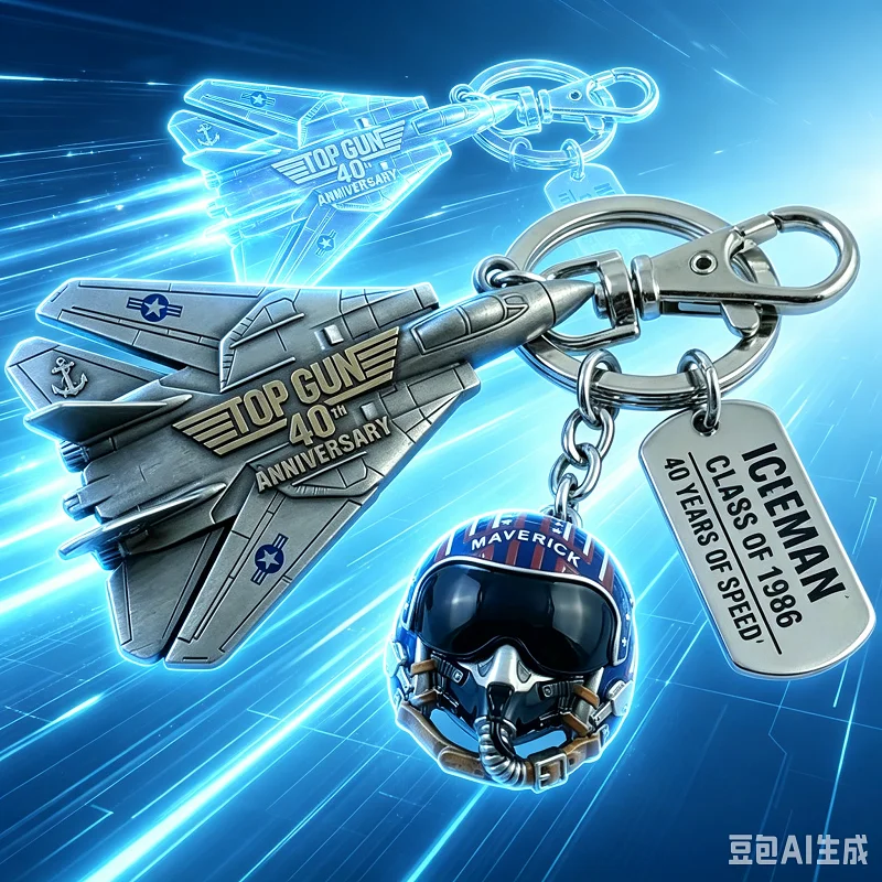 In Stock Top Gun 40th Anniversary Pilot Duck Cosplay Collectible Figurine 2026 Movie Fan Exclusive Gifts Cute Desktop Ornament