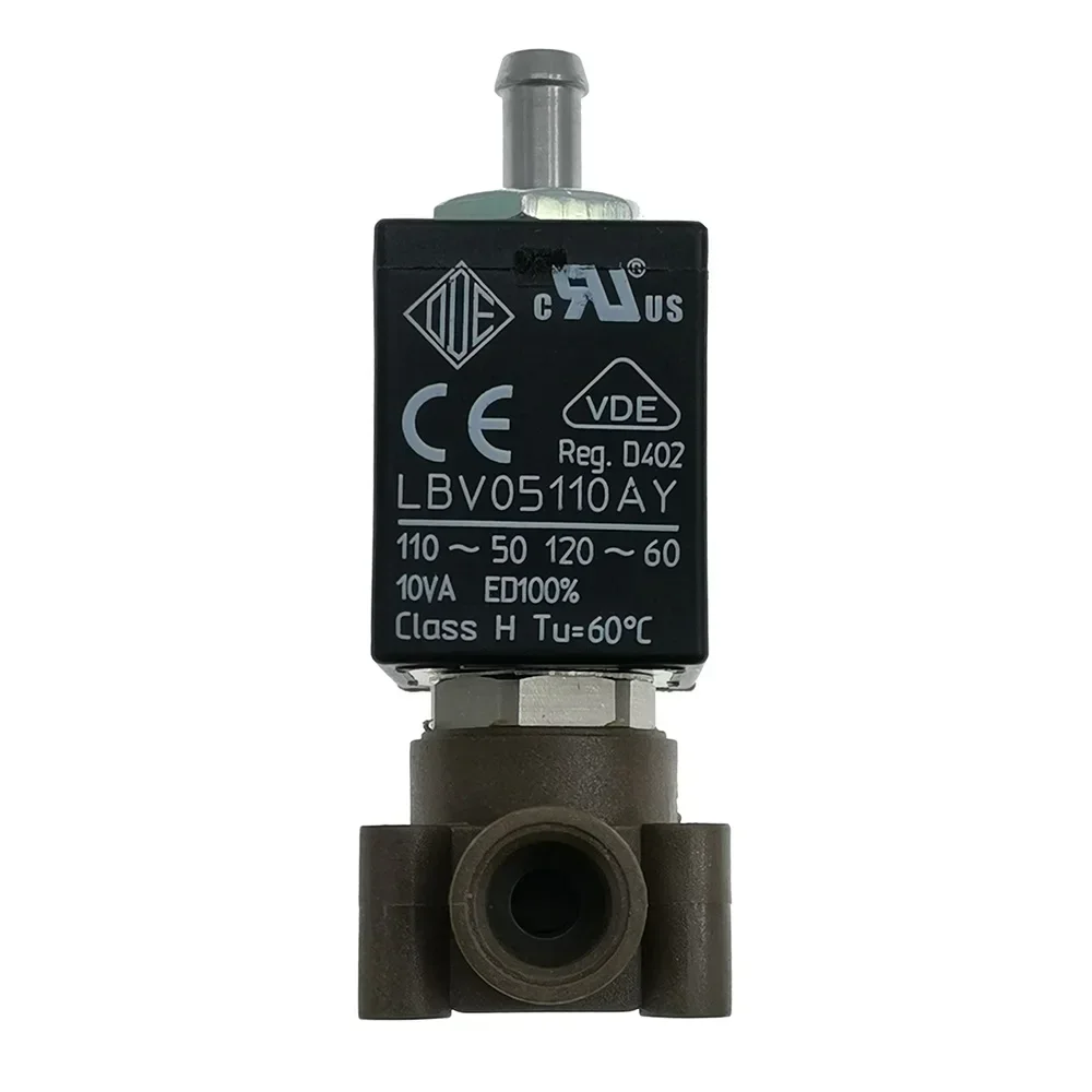 AC 110V - 120V 3/2 Way Direct Acting N.C. General Purpose Solenoid Valve for Coffee Makers & Esspresso Machine