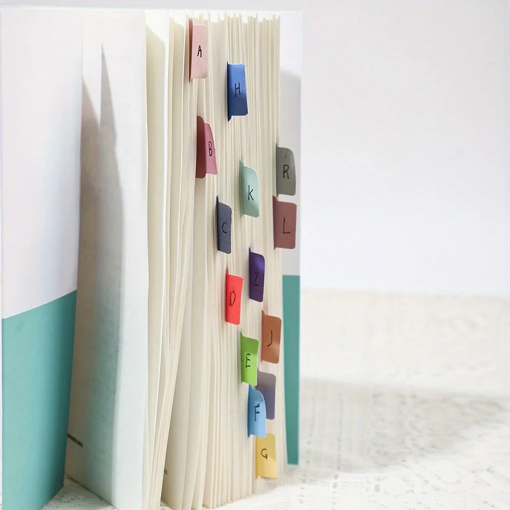 10 Pcs Colorful Index Sticker Korean Style Index Sticker for Photo Card Minimalist Label Index Sticker Student Stationery