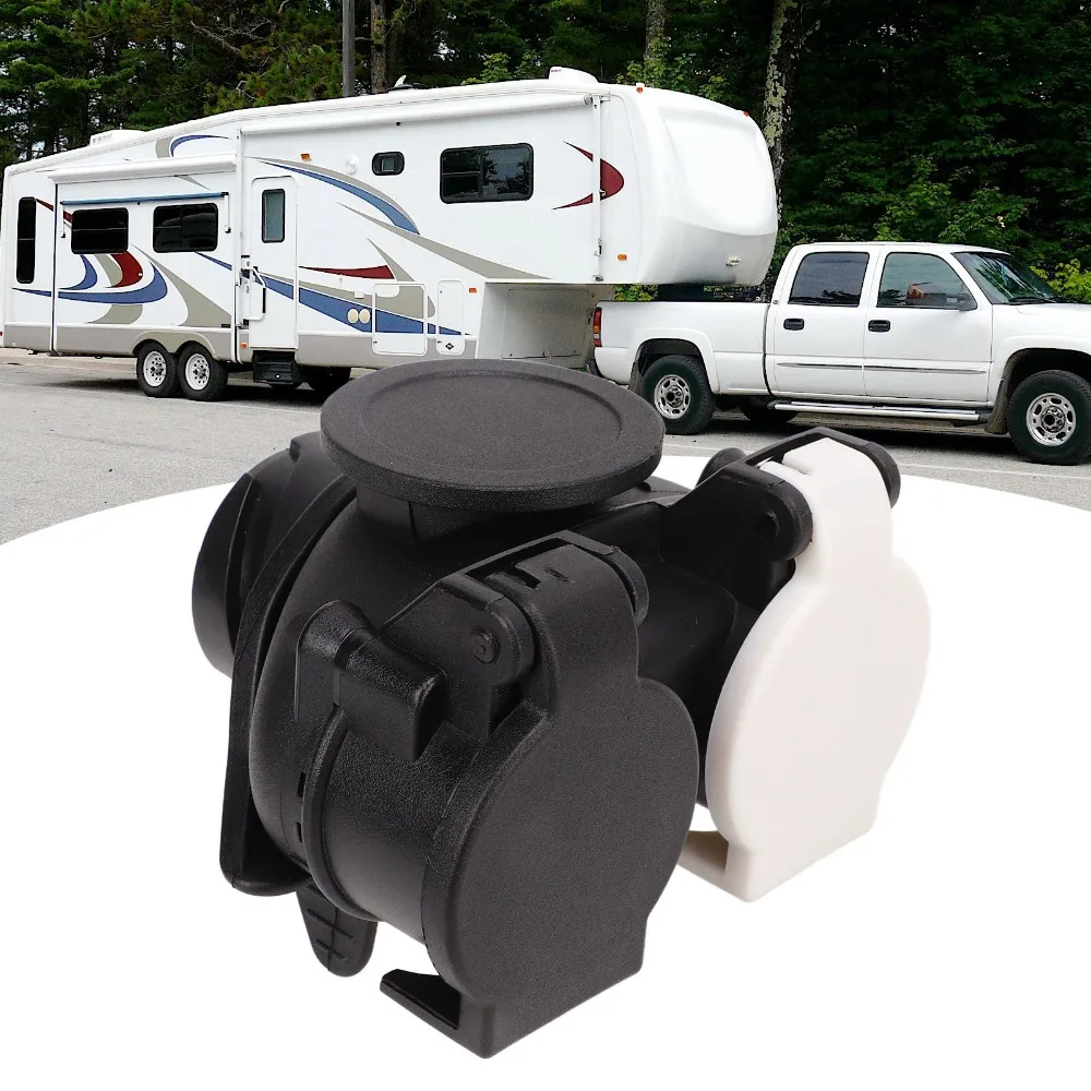 

Универсальный адаптер для прицепа с 13-контактного на 7-контактный разъем, двойной переходник для автофургонов