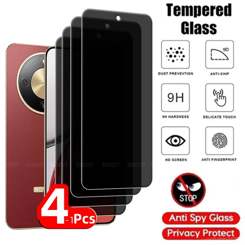 4/3/2/1 قطعة ل الشرف X9d الزجاج الشرف X9d الزجاج المقسى 9H غطاء واقية مكافحة التجسس الخصوصية واقي للشاشة هواوي الشرف X9d #1