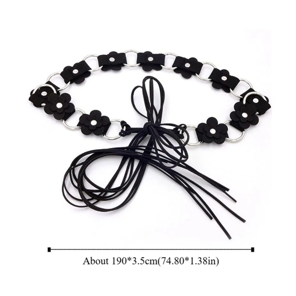 Trendy Vintage Women's Belt Ethnic Boho Leather Waist Rope Floral Sweet Dress Jeans Belt Waist Accessories