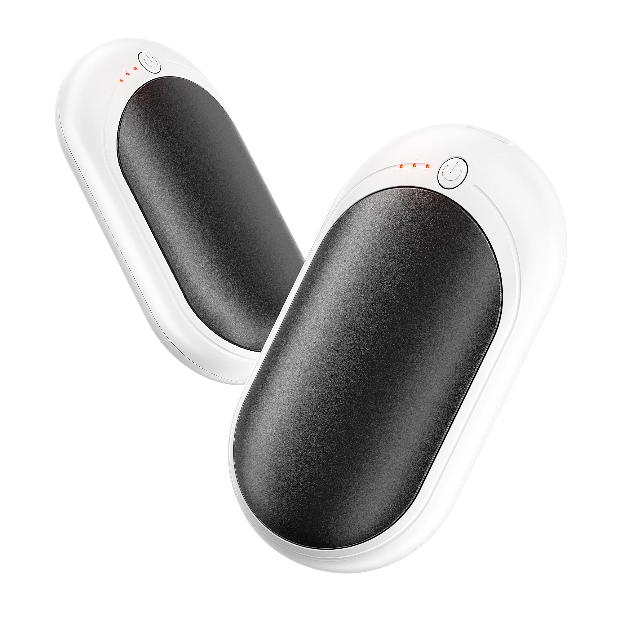 

Портативная грелка для рук из 2 упаковок, модернизированная перезаряжаемая от USB 2 в 1, 6000 мАч, катание на лыжах на открытом воздухе, подарок для женщин и детей, пациенты Reno