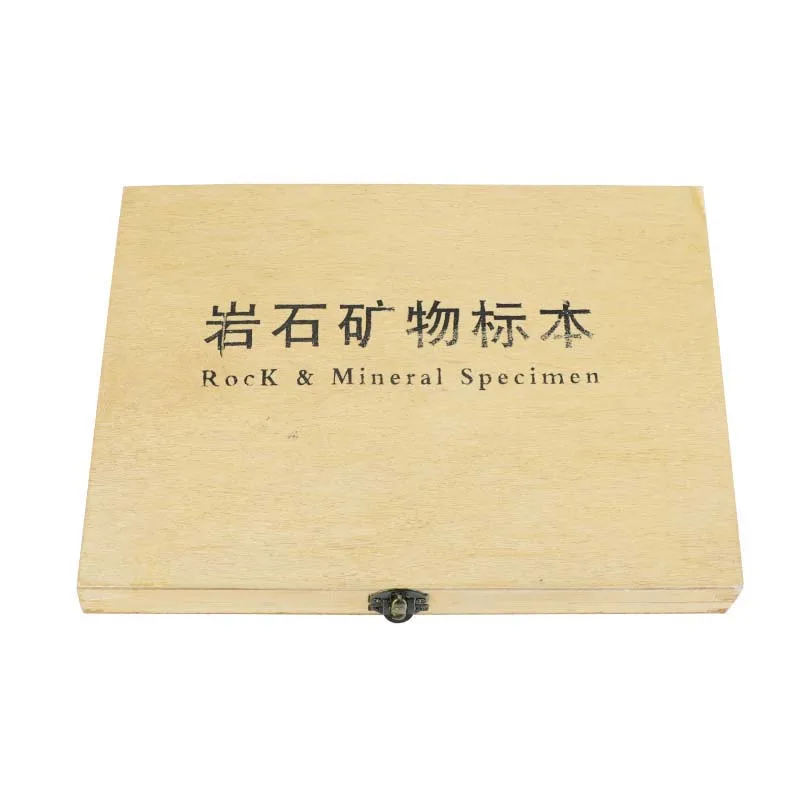 Wholesale Customized Natural Mineral Rock Specimens Box Set Rough Crystal Specimen Stones Education Science Kit Decoration