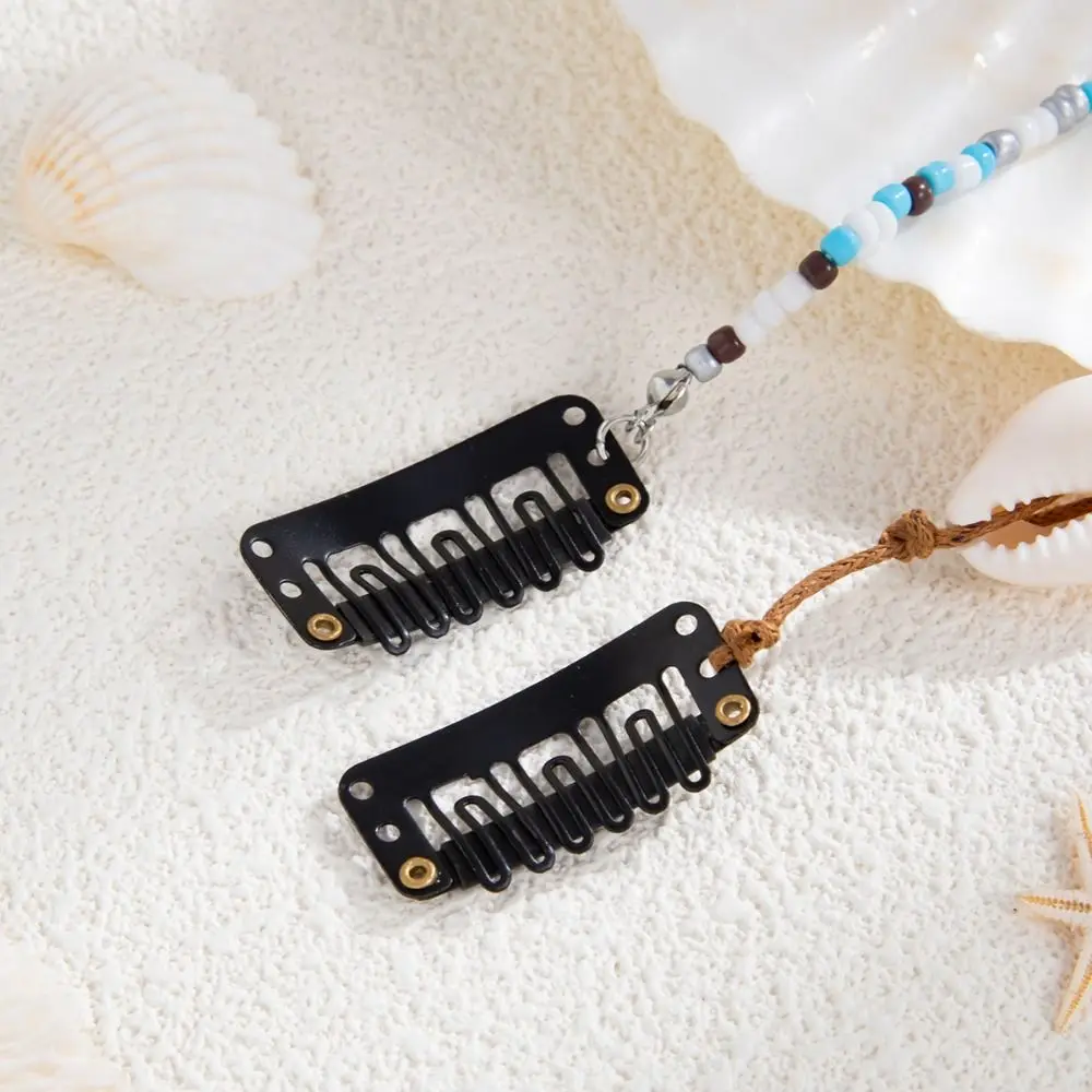 6 Styles Conch Tassel Hair Accessory Handmade Beads Braided Shell Beaded Hair Accessories Long Bohemian Shell Tassel Hairpin