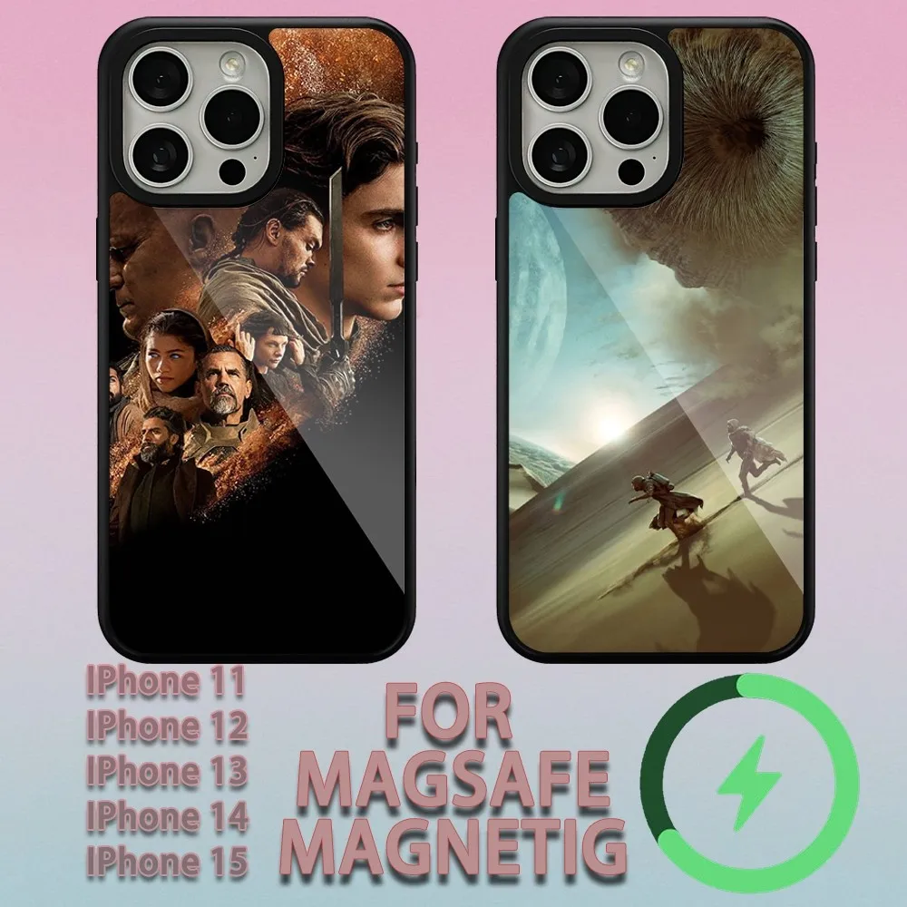 BEAST KINGDOM Dune Part Two  Phone Case For iPhone 15 14 13 12 11 Pro Max Plus Magsafe Magnetic Wireless Charging Cover