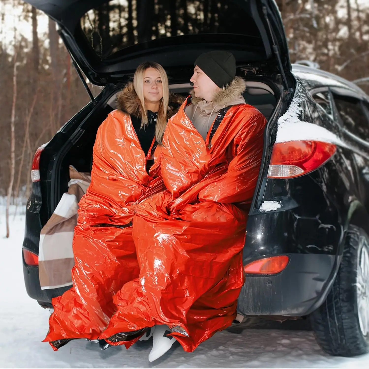 خيمة الطوارئ / كيس النوم في الهواء الطلق الإسعافات الأولية ضغط بقاء حقيبة دافئة المشي لمسافات طويلة التخييم الفراش