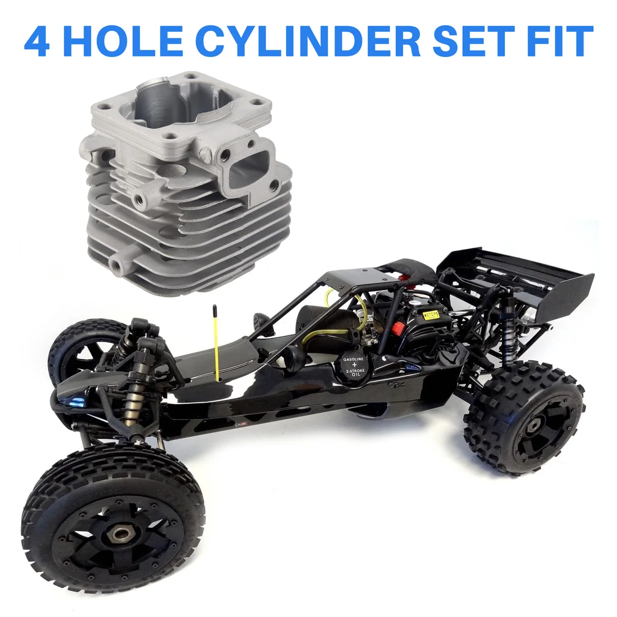 29CC 4-Loch-Zylindersatz passend für Zenoah Rovan TSRC Motor für 1/5 Rovan Kingmotor Baja FG Goped