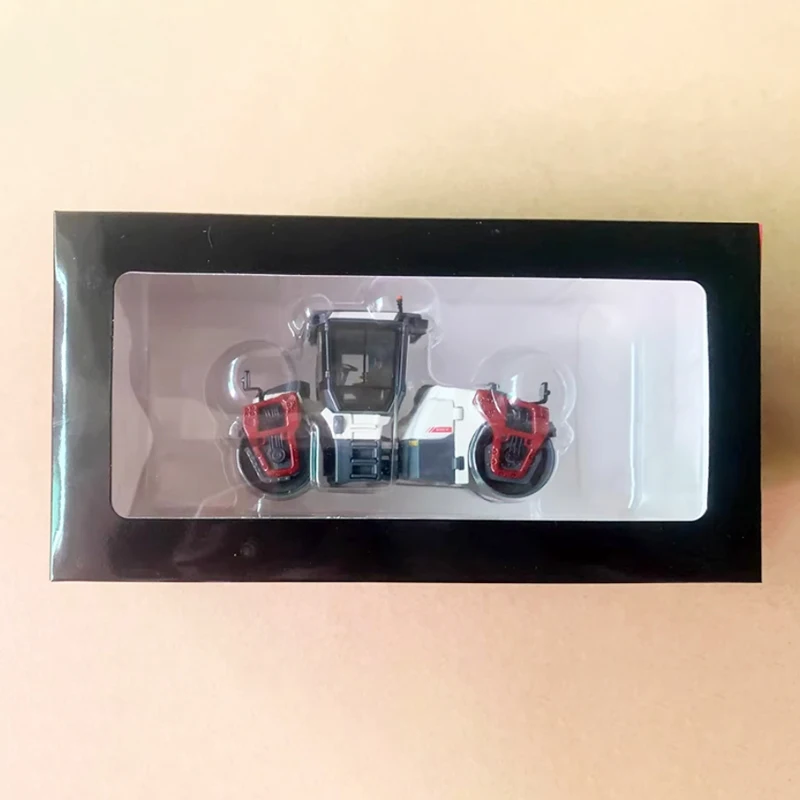 1:50 Scale CC5200 VI Double Steel Wheel Roller Alloy Engineering Vehicle Model Collection Souvenir Display Ornaments Vehicle