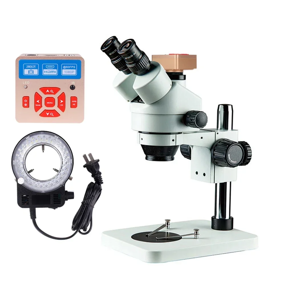 

Hot sales 5000x Toy Adhesion Positive Charge Slide Universal Cell Phone Adapter Trinocular 3.5x-90x Microscope With Camera