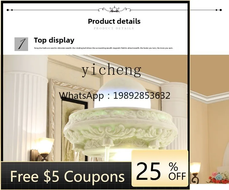 ZC large villa water feature fountain ornament courtyard three-layer pond flowing water European rockery landscape decoration
