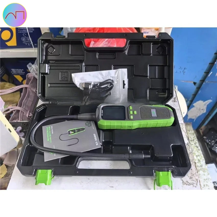 مناسبة لST-382P كاشف تسرب مبرد السيارات مكيف الهواء السيارات المبردات الفريون كاشف تسرب 3000mAH