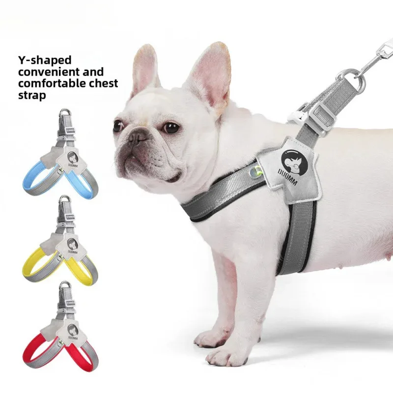 

Y-Shaped Dog Harness - Breathable Mesh Reflective Vest with Padded Straps, for Safe & Comfortable Travel (Wholesale)