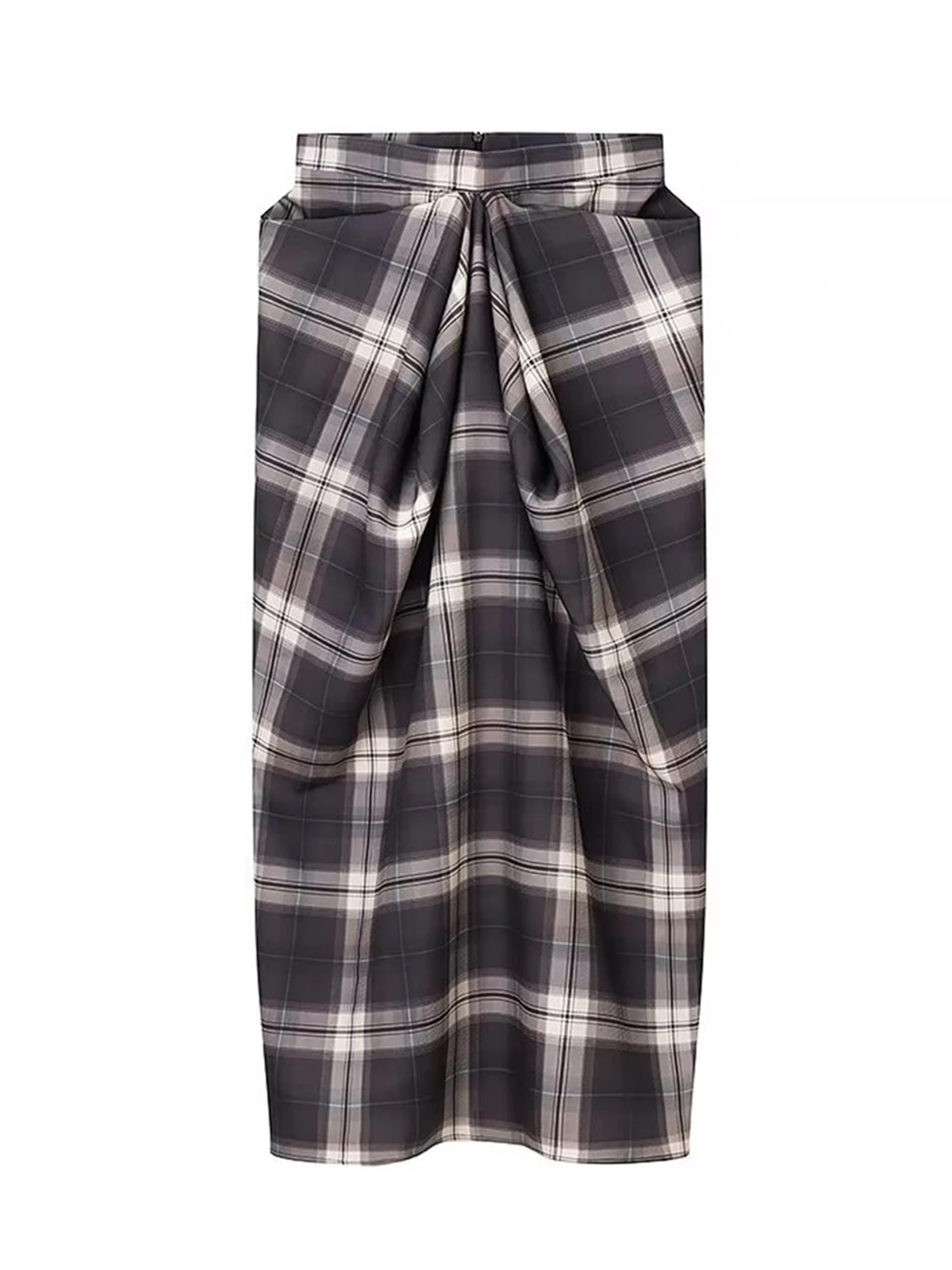 

Women's Black Gothic Emo Mid Long Skirt Vintage High Waist Skirt Harajuku Y2k A-line Oversize Skirts 2000s Fashion Clothes 2025