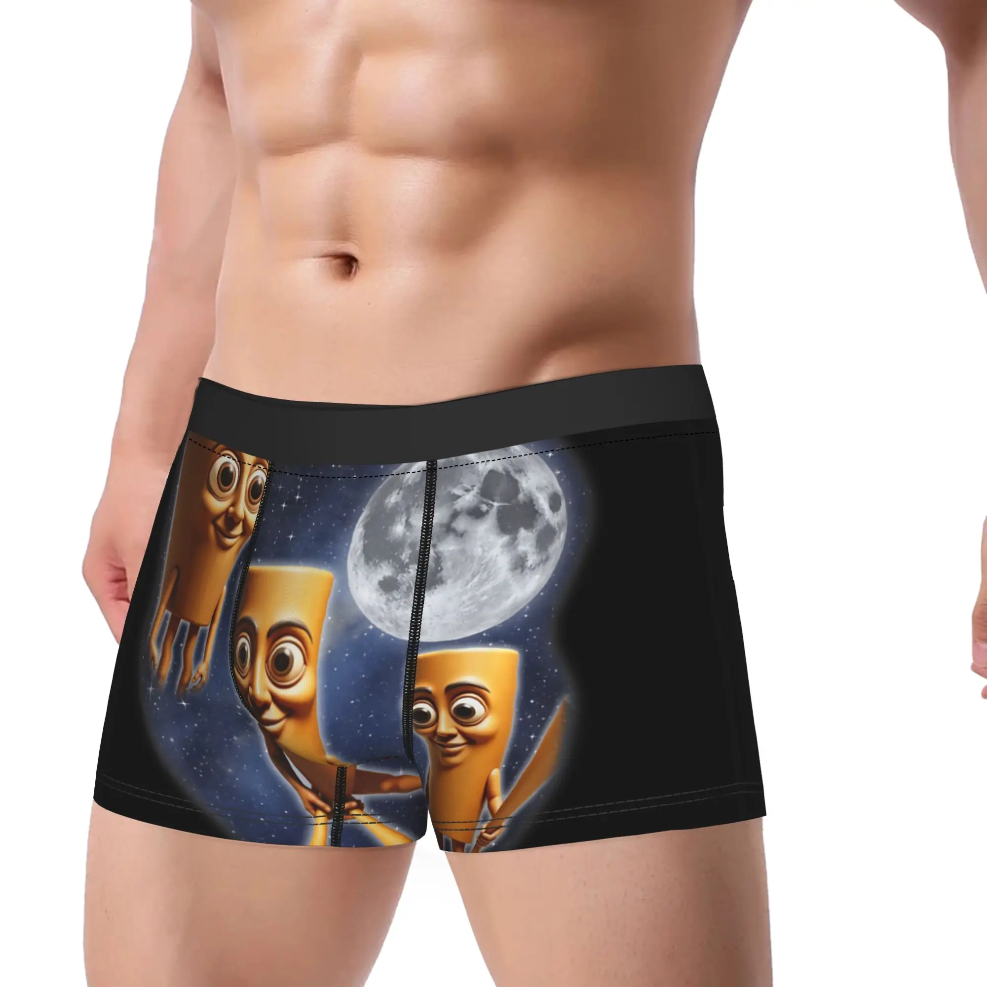 Tung Tung Sahur Italian  Boxer Brief  Underwear High Quality Males Novelty Trunk Custom DIY Oversize Underpants