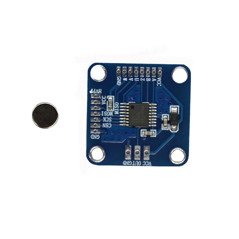 For Magnetic Encoder Suitable for Stepping Brushless Motor ABZ1-16384 Wire SPI Communication UVWPWM