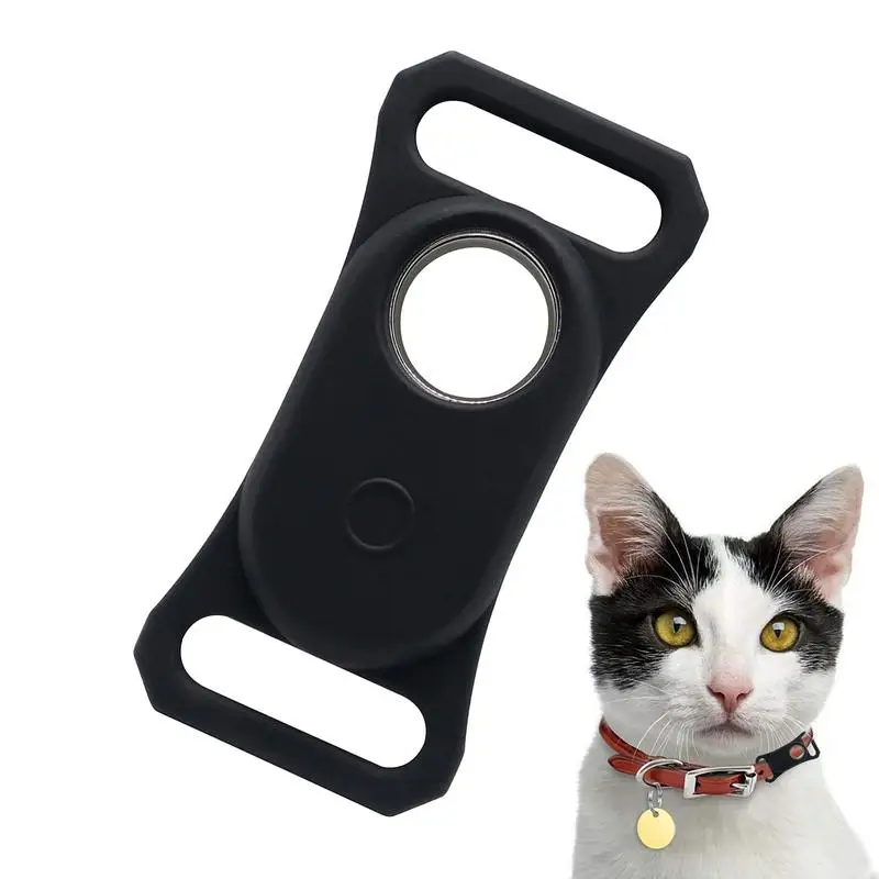 For Samsung Galaxy SmartTag2 Case Dog&Cat Tracker Cover, Silicone Protective Case for Galaxy Smart Tag 2 Holder for Pets