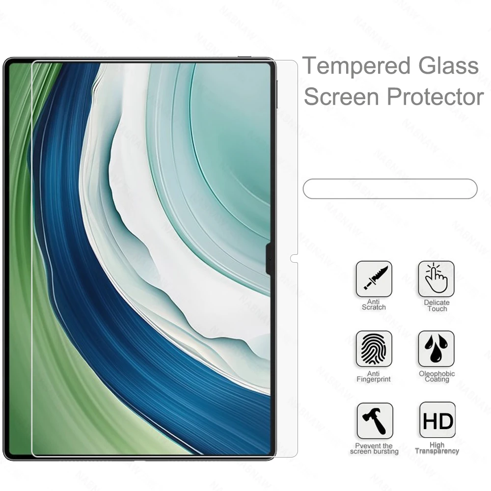 2 Pieces HD Scratch Proof Screen Protector Tempered Glass For Huawei MatePad Pro 13.2-inch 2023 Tablet Protective Film