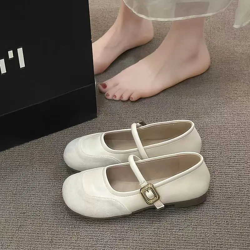 

2025 Hot Selling Summer New Style, Versatile French Vintage Silver Mary Jane Shoes for Women, Gentle and Elegant Single Shoes
