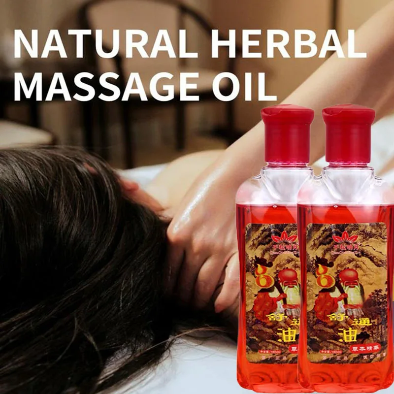 Herbal Massage Oil Gua Sha Scraping Traditional Chinese Massage Tool Guasha Oil 180ml/Piece Health Care Skin Oil Medical Plaster