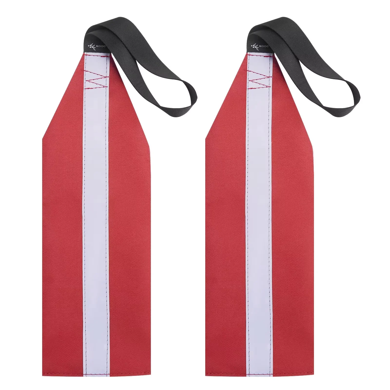 

Kayak Safety Flag with Reflective Strip - Waterproof Oxford Fabric Canoe Boat Accessories High Visibility